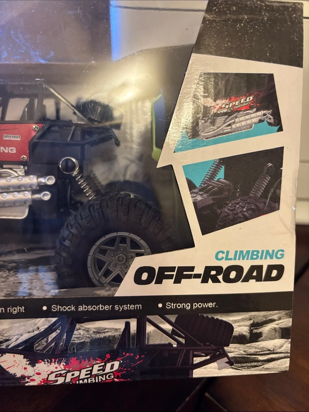 Speed Climbing Off-Road RC Truck - Red and Black
